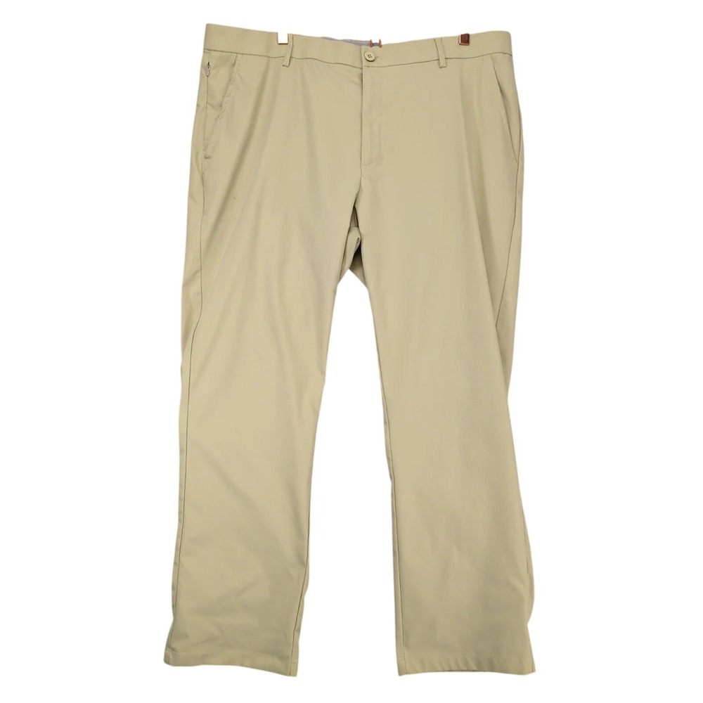 MAELREG Beige Pro Flex Golf Pants Mens 40x30 (29" Fit) Performance Preppy Resort